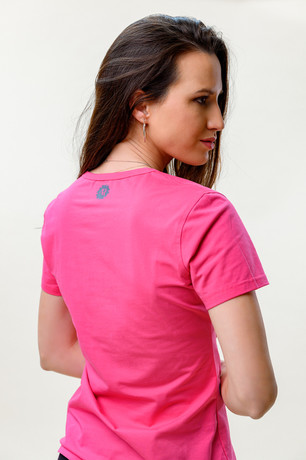 T-SHIRT HONOLULU WOMAN PINK clean no. M