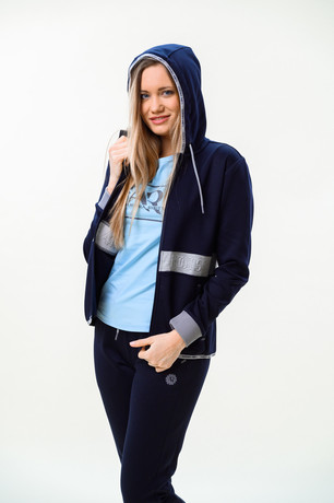 ZIP JACKET BIOGRAD WOMAN navy blue no. S