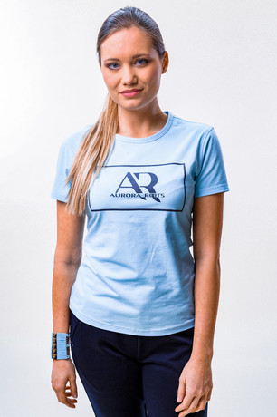 T-SHIRT HONOLULU WOMAN BLUE no. M