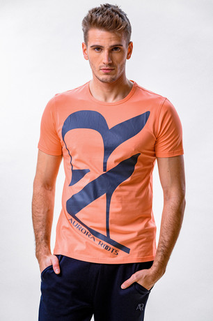 T-SHIRT TAHITI MAN APRICOT no. M