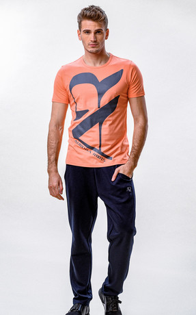 T-SHIRT TAHITI MAN APRICOT no. M